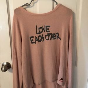 Peace Love World Sweater